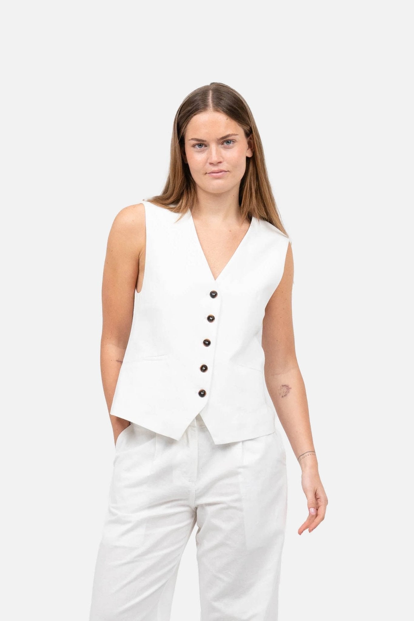 Hørvest Hvid | Skagen-clothing.dk
